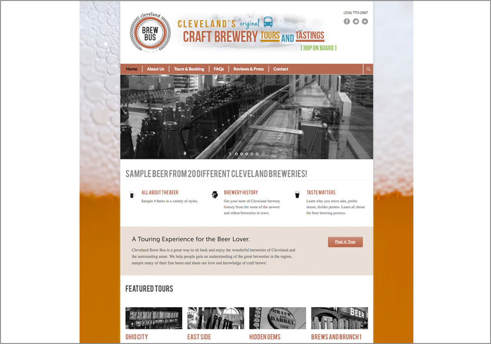 Cleveland Brew Bus Homepage